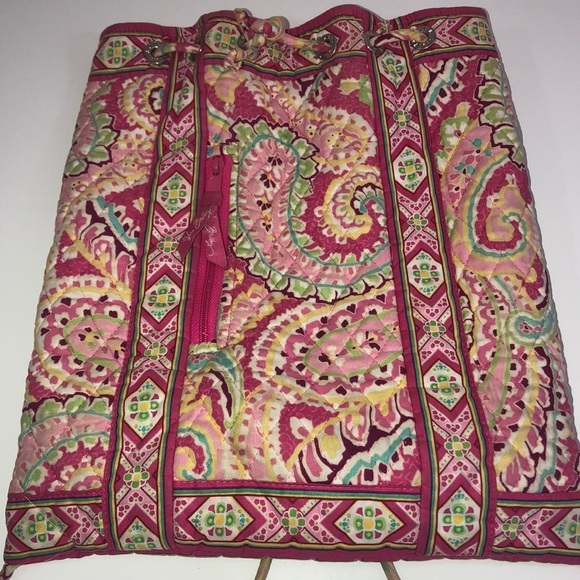 Vera Bradley Handbags - Vera Bradley Capri Melon Drawstring Backpack